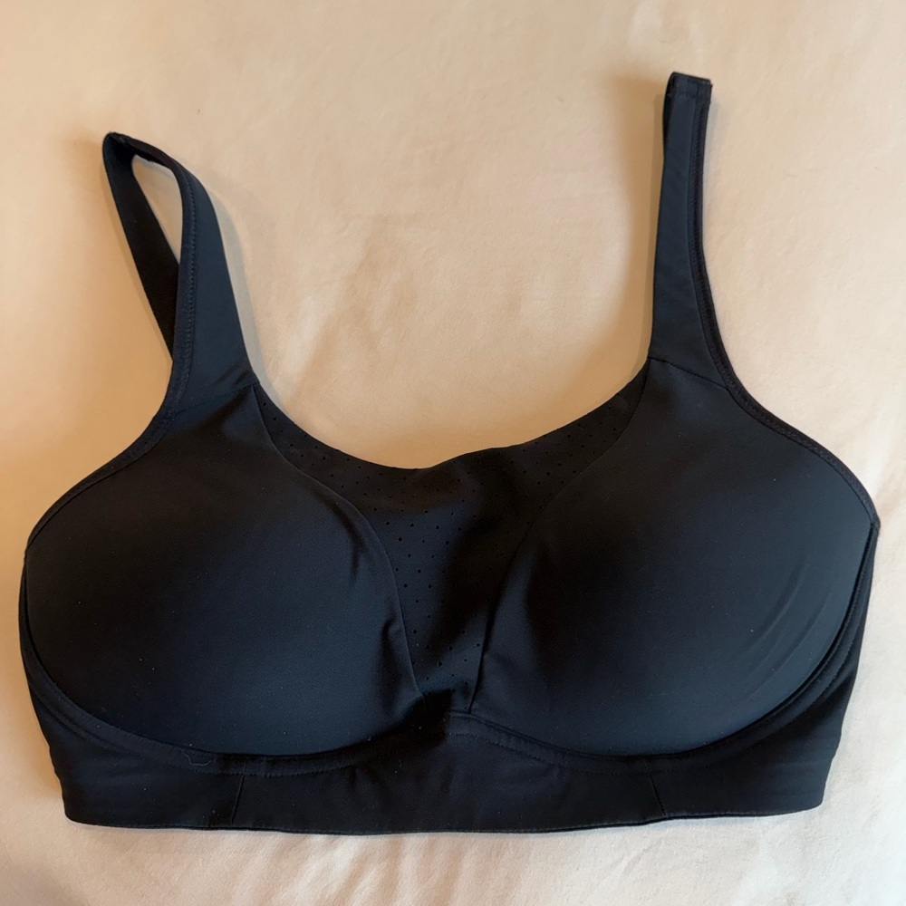 lululemon athletica Black Front-Closure Sports Bra